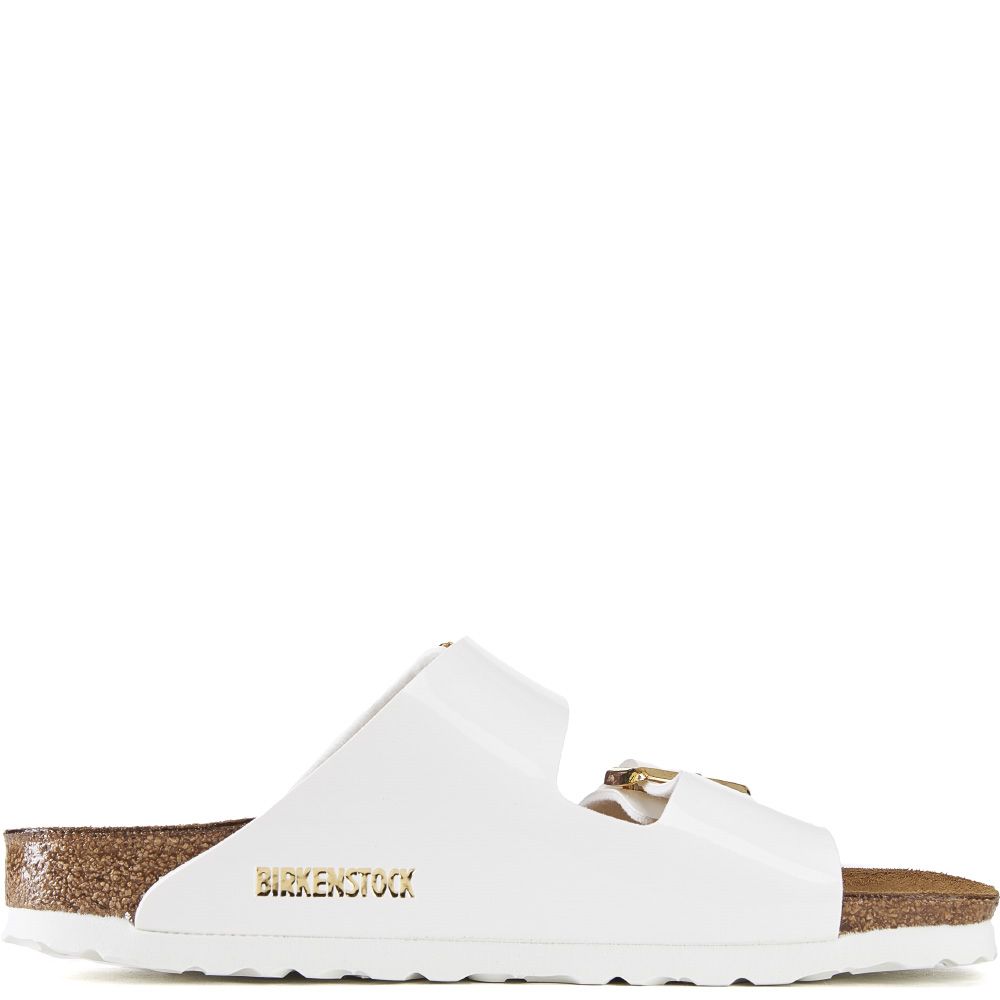 BIRKENSTOCK Birkenstock Arizona White Patent Birko-Flor White 752623 - Karmaloop