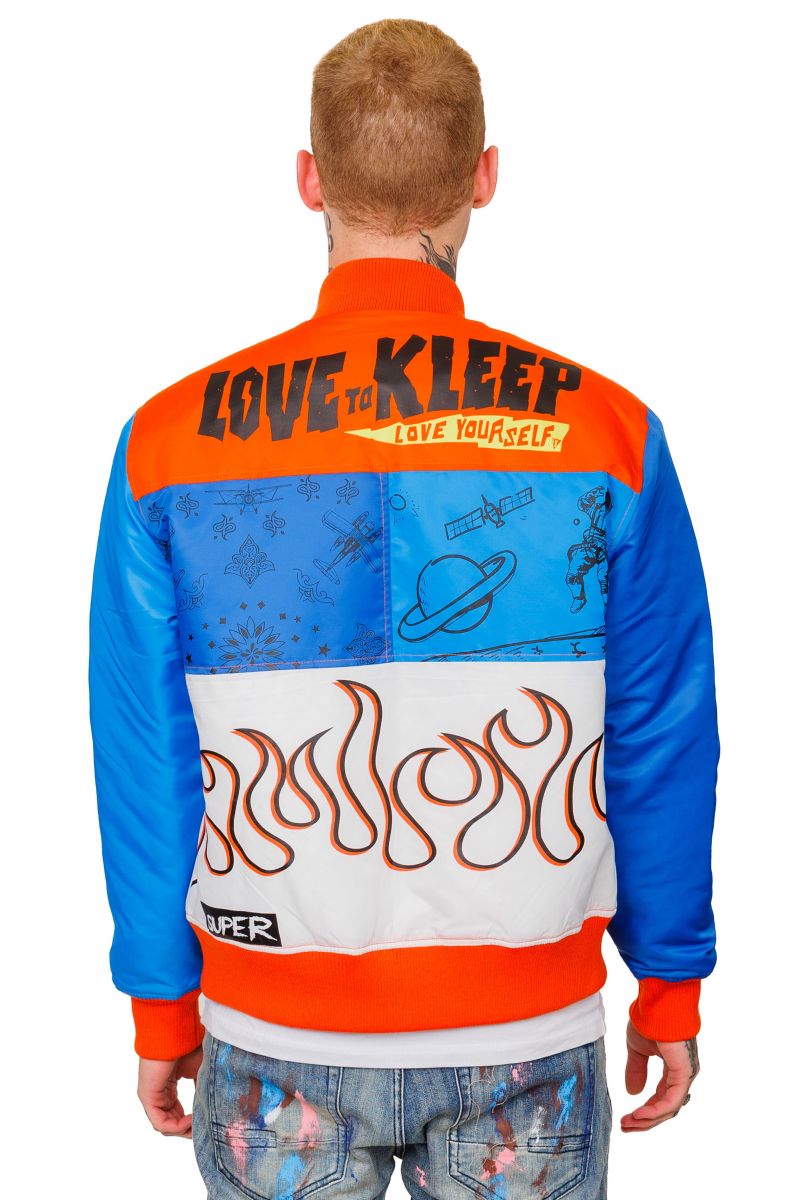 KLEEP CELADON Padded Bomber Jacket KLPB9A3C6 Karmaloop