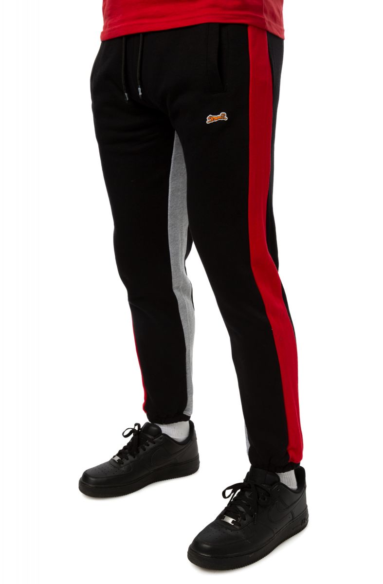 LE TIGRE CORP. Retro Logo Joggers LT-558-RED - Karmaloop