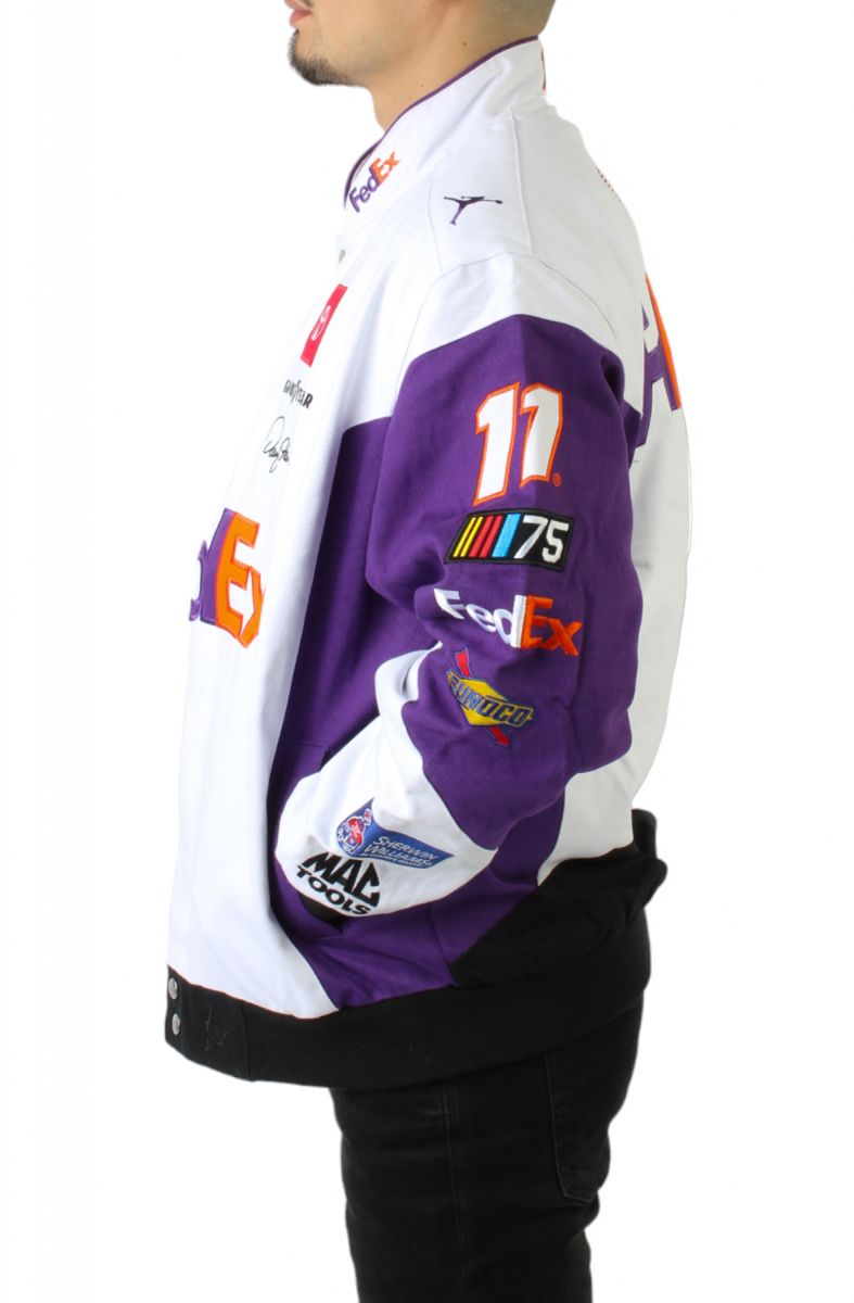 FedEx NASCAR ワークシャツ M mens-joe-gibbs-racing-team-