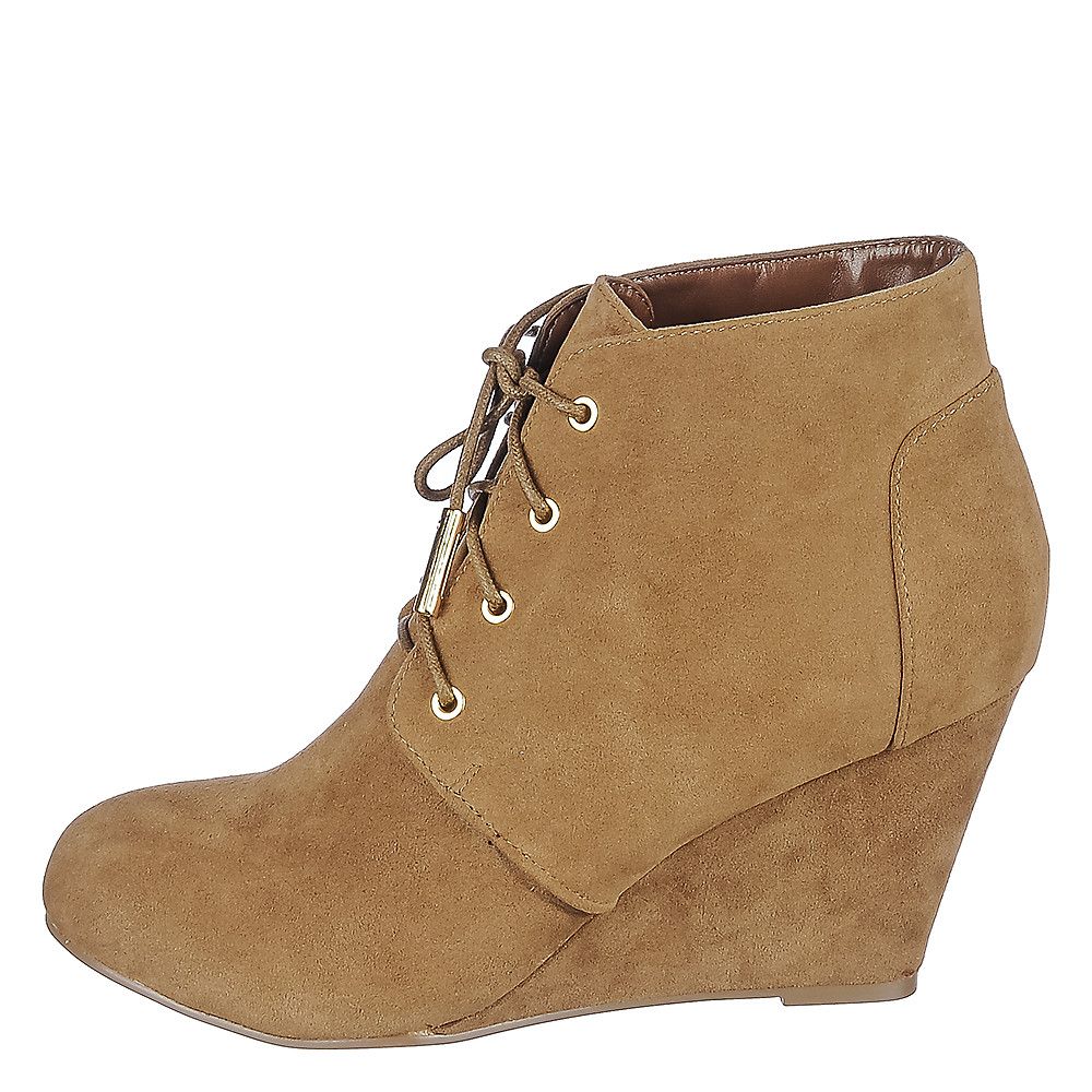 Women's Wedge Lace-Up Boots LaLa Land