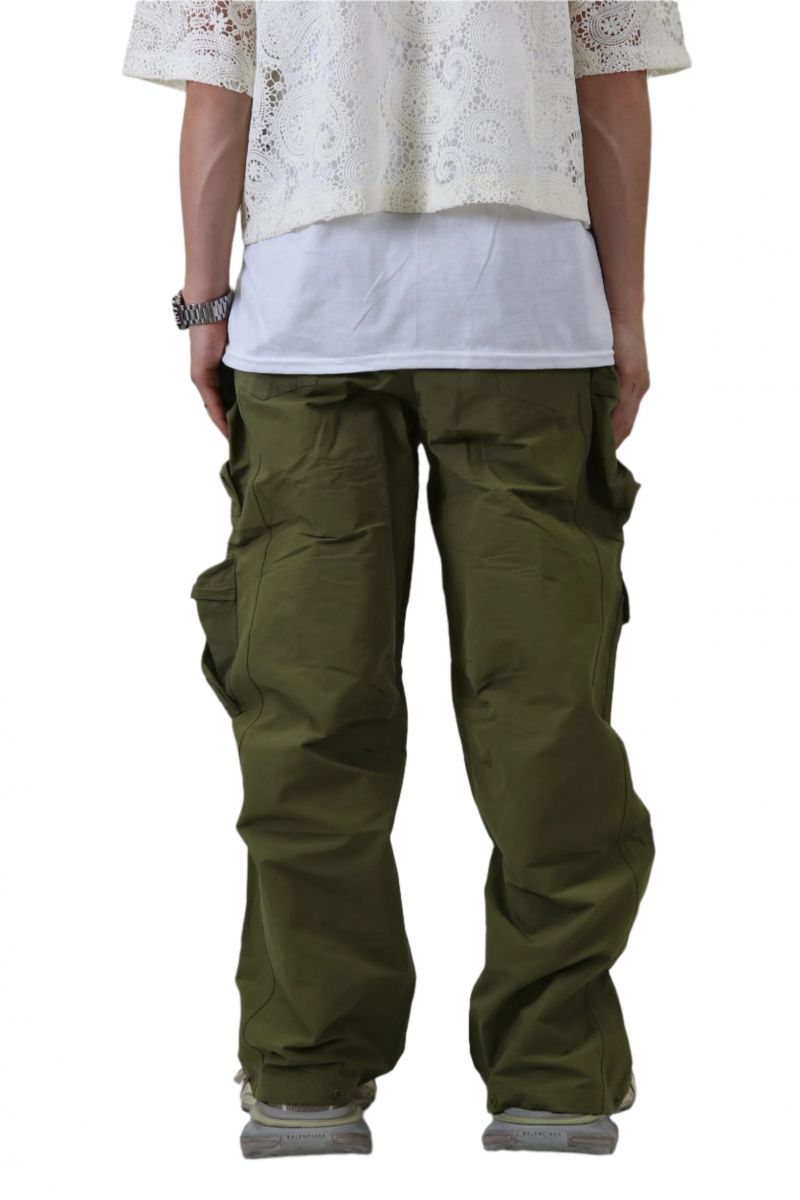 KLEEP VONT FINE TWILL NYLON BAGGY FIT CARGO PANTS KP-2100-VONT