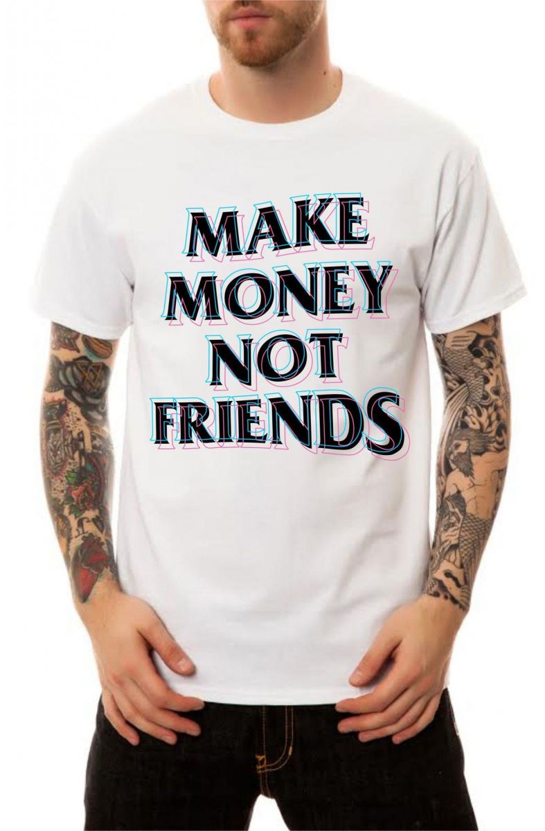 CULTURE The Make Money T-Shirt in White CU-103_STWOD_FRNDS_YK_A1301_WHT ...