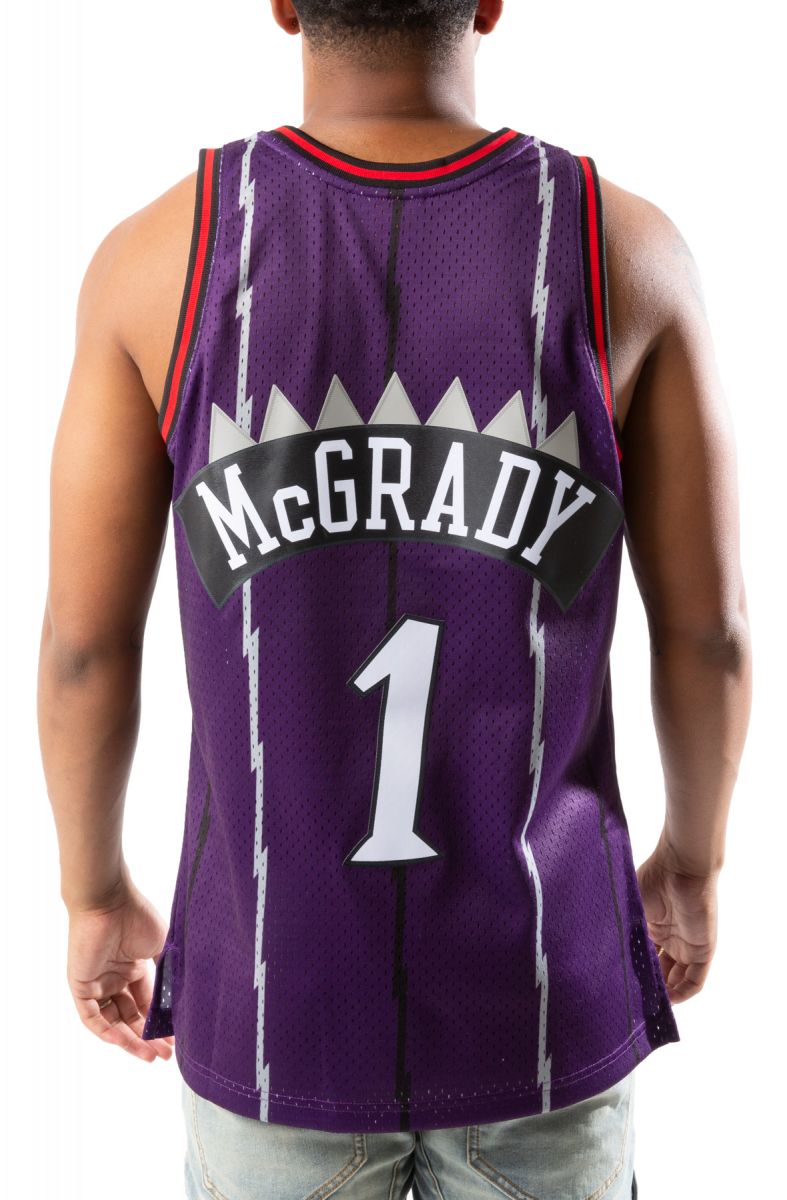 Men's Mitchell & Ness Tracy McGrady Purple Toronto Raptors