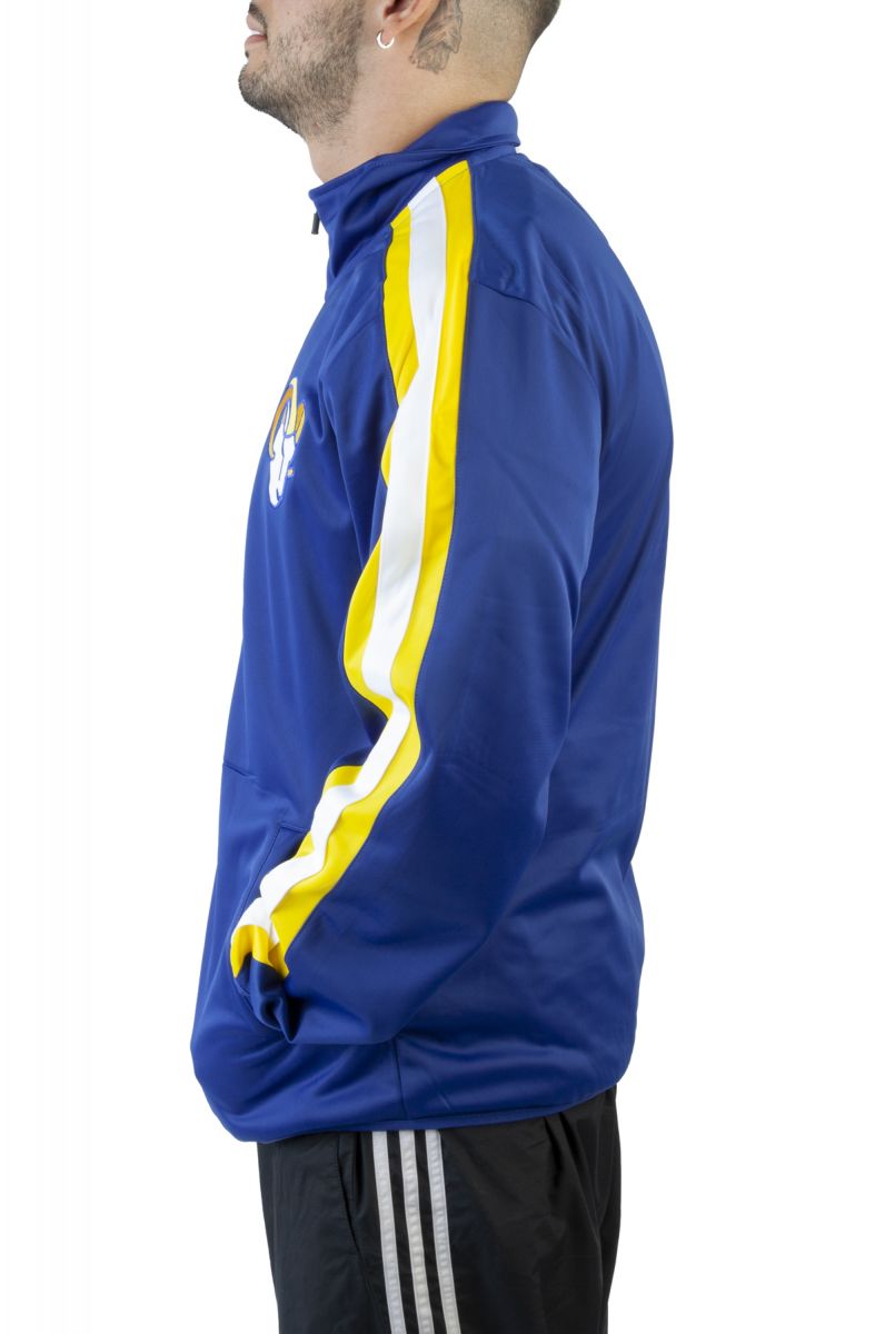 Vintage Starter Jacket LA Rams Medium Blue Yellow NFL