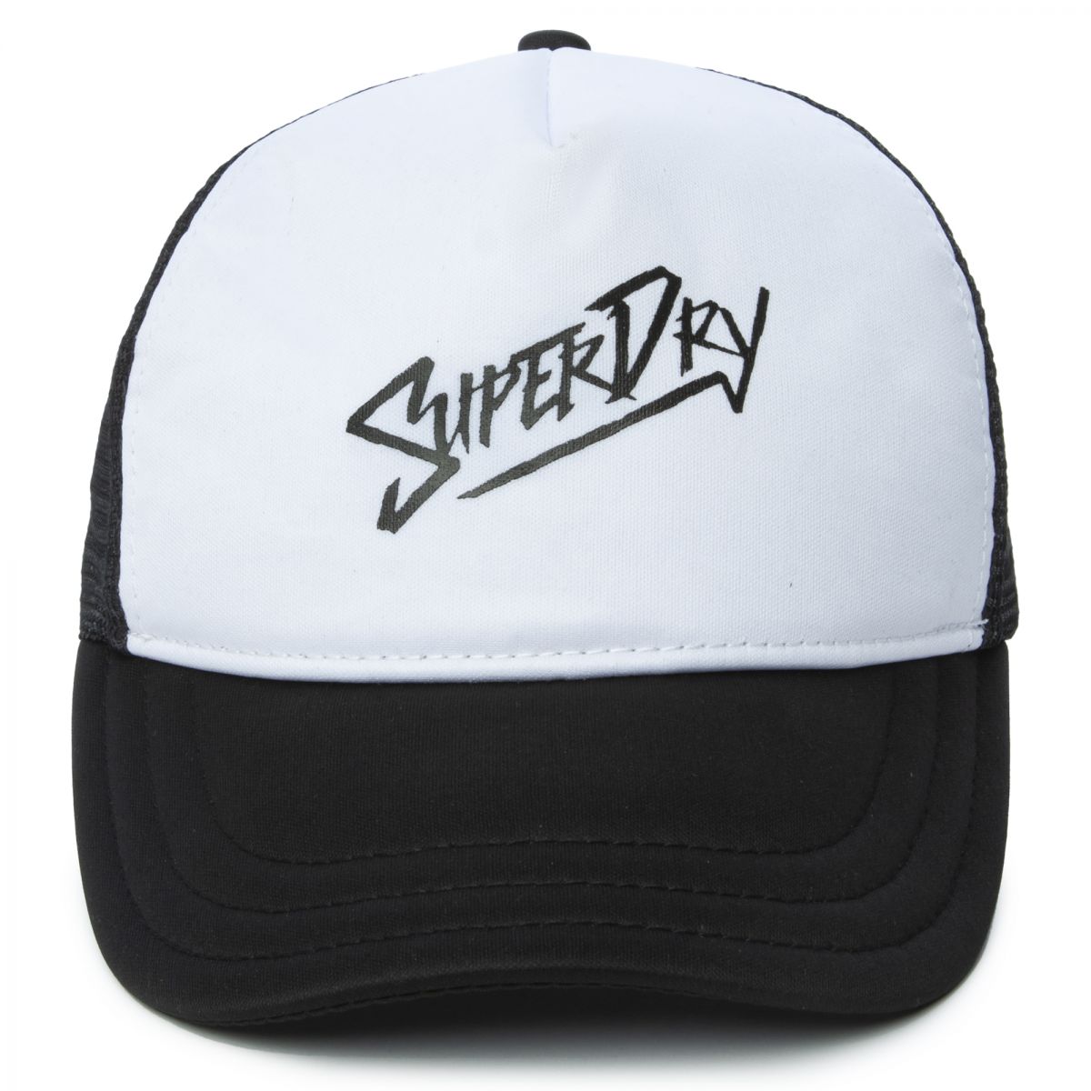 Superdry Womens Graphic Trucker Cap, Mesh Back Panel, Adjustable