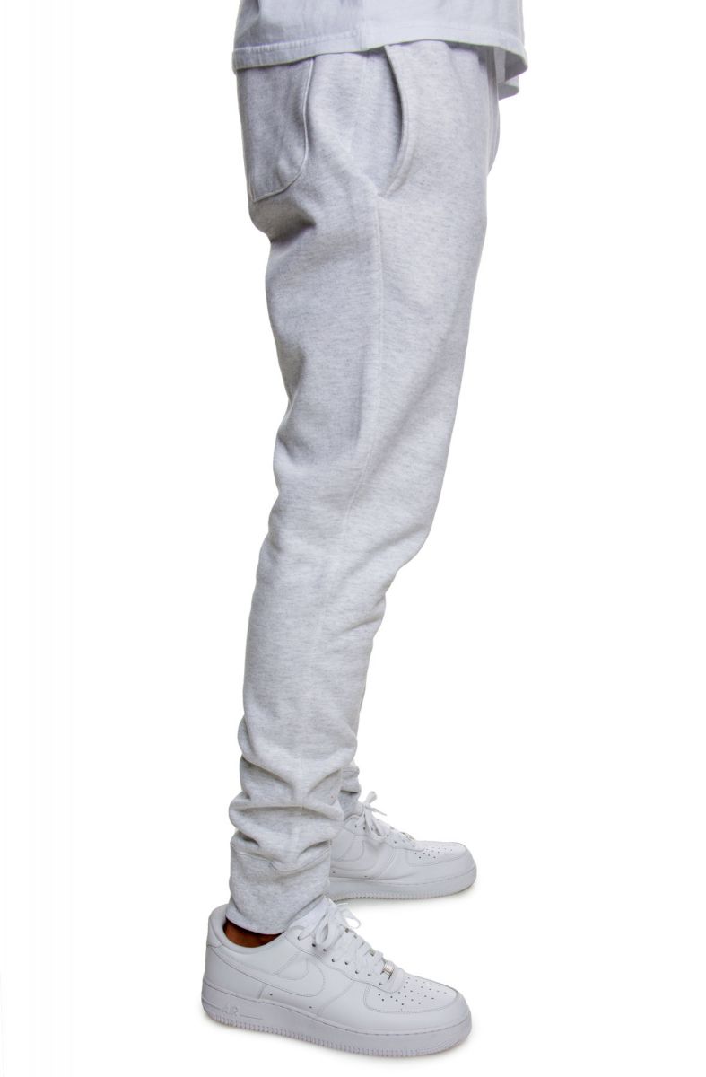 reverse weave cuffed joggers