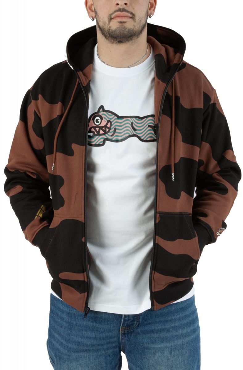 Icecream Zip Through Hoodie Camo / L