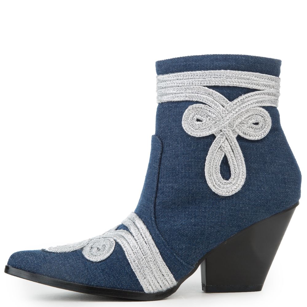 Kelsey-20 Women's Denim Booties