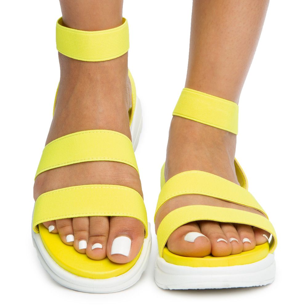 BAMBOO Catch05 Elastic Strap Sandals JPM CATCH05NYLELS PLNDR