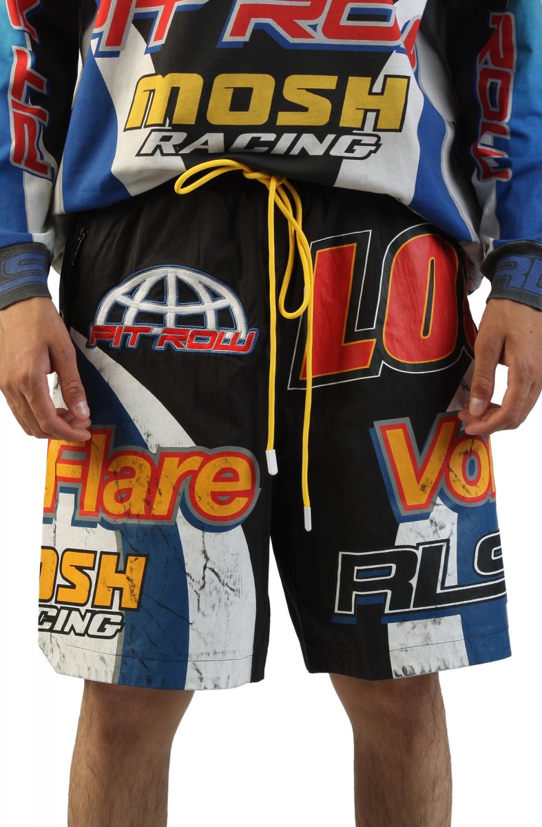 ROLLING LOUD Pit Crew Moto Short RLSS26-SHO-006-BLK - Karmaloop