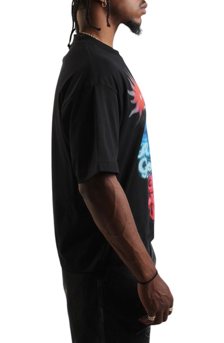 JUNGLES All Good Airbrush T-shirt SS-AG-BLK - Karmaloop