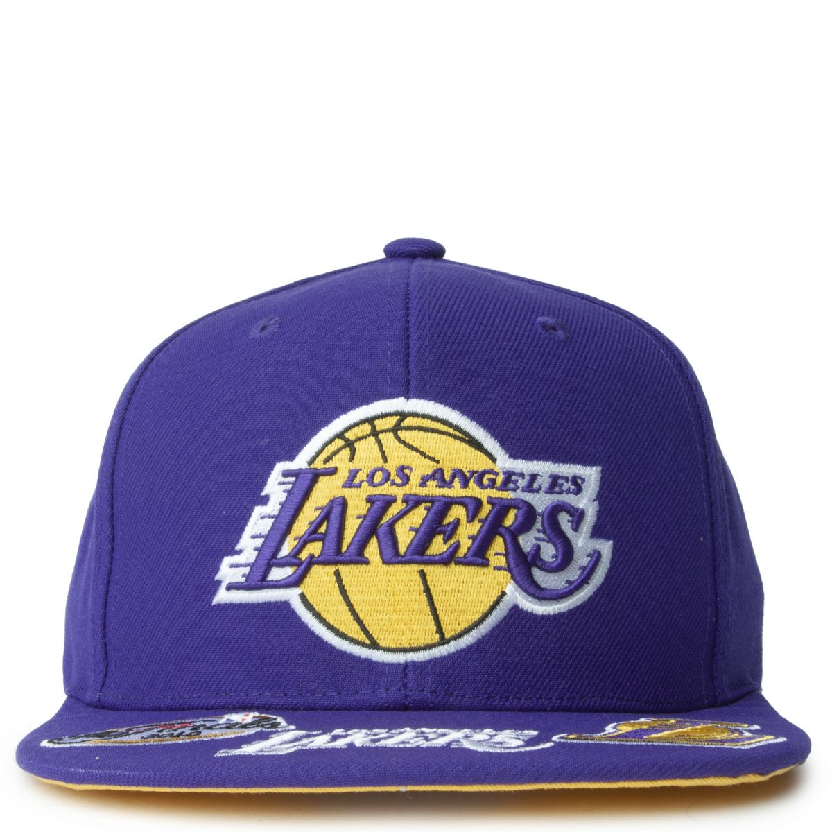 MITCHELL & NESS NBA Los Angeles Lakers Snapback 6HSSMM21129-LALPURP ...