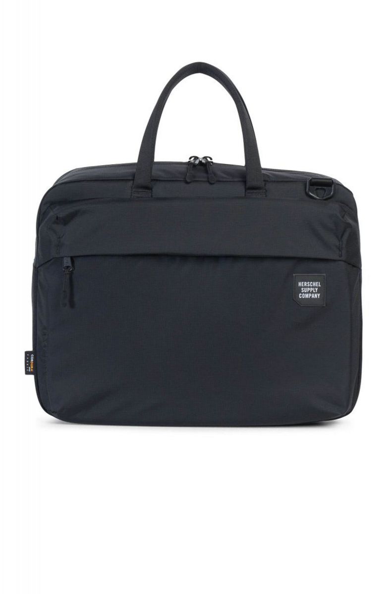 HERSCHEL SUPPLY CO. The Britannia Messenger Bag in Black 1029201174OS