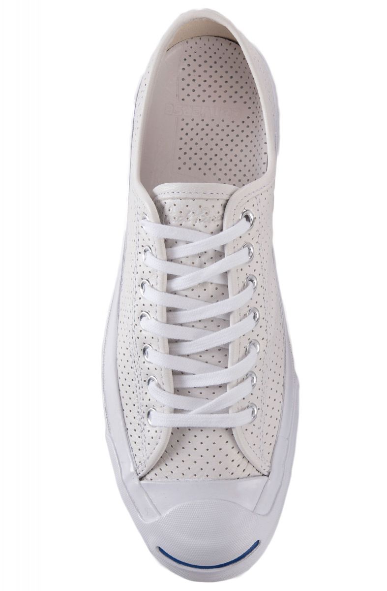 Converse Jack Purcell Canvas Sneakers in White | Lyst, image size:787x1200