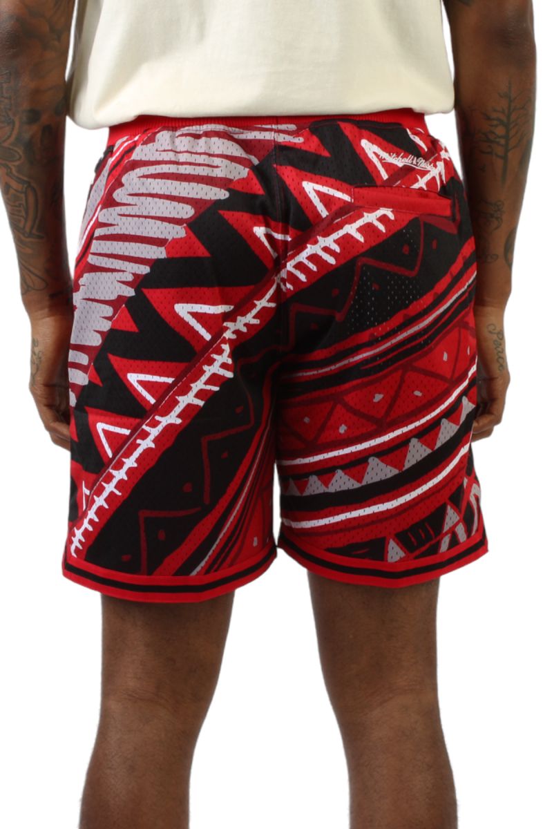 MITCHELL & NESS Chicago Bulls Game Day Pattern Short PSHR5599 ...