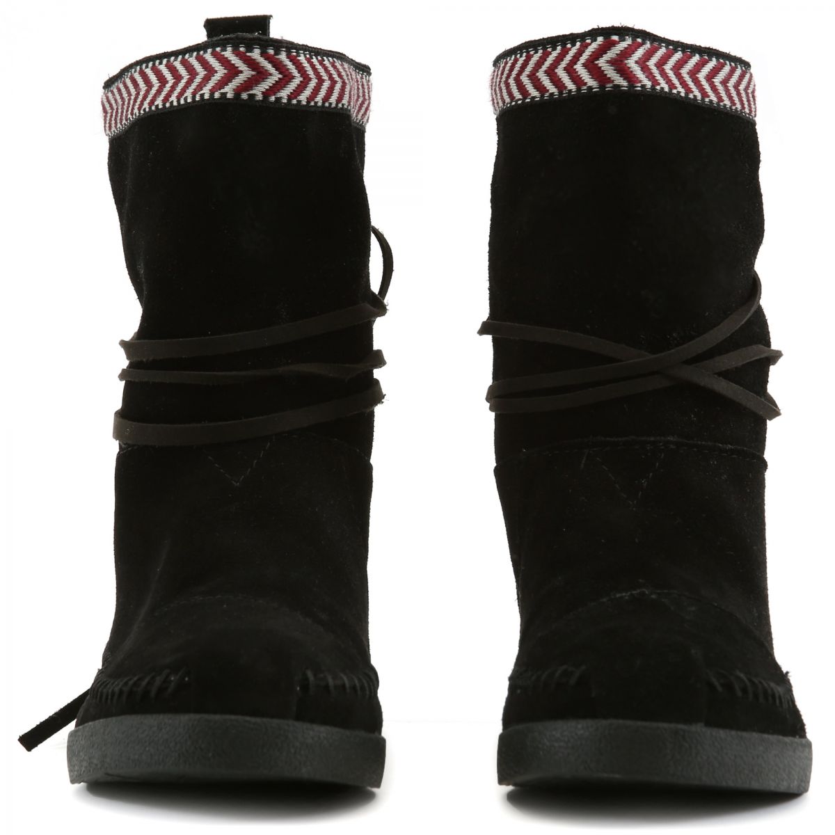 Toms nepal boots black on sale suede