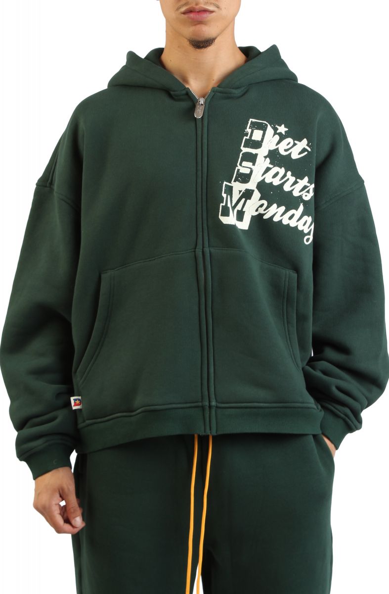 DIET STARTS MONDAY Star Full Zip-Up Sweatshirt DSM-HOL2501-011