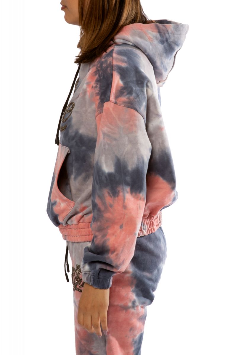 LE TIGRE CORP. Karma Hoodie F20KT031TIE DYE/NVY Karmaloop