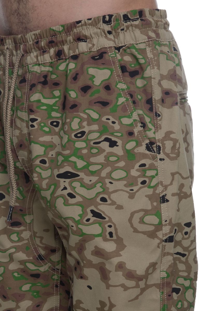 khaki camo joggers
