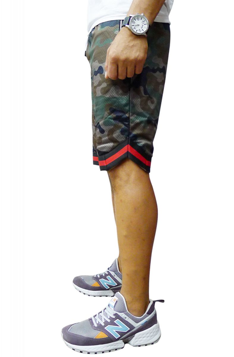 double mesh basketball shorts