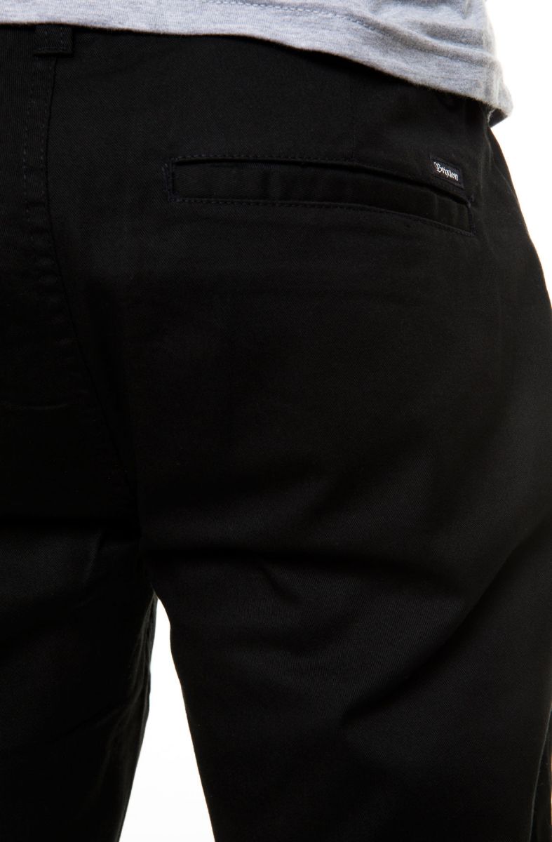 Brixton Pants Grain Chino Black