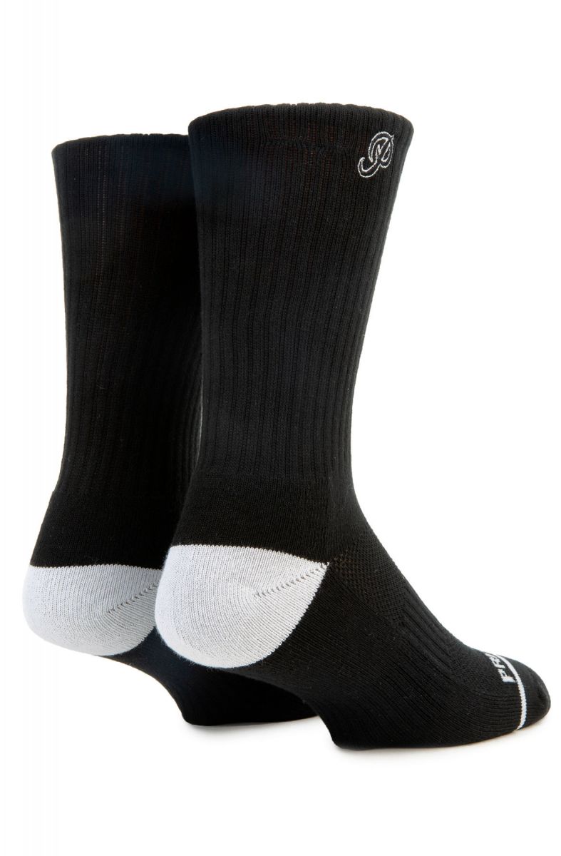 PRIMITIVE The Classic P Skate Socks in Black PA218S26BLK Karmaloop