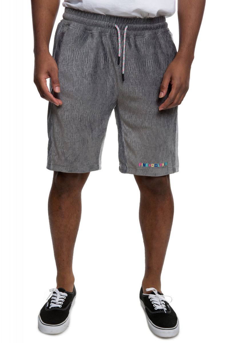 velour shorts tracksuit