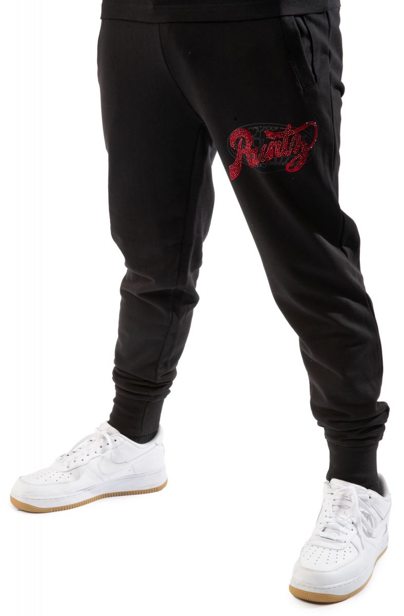 bedazzled joggers