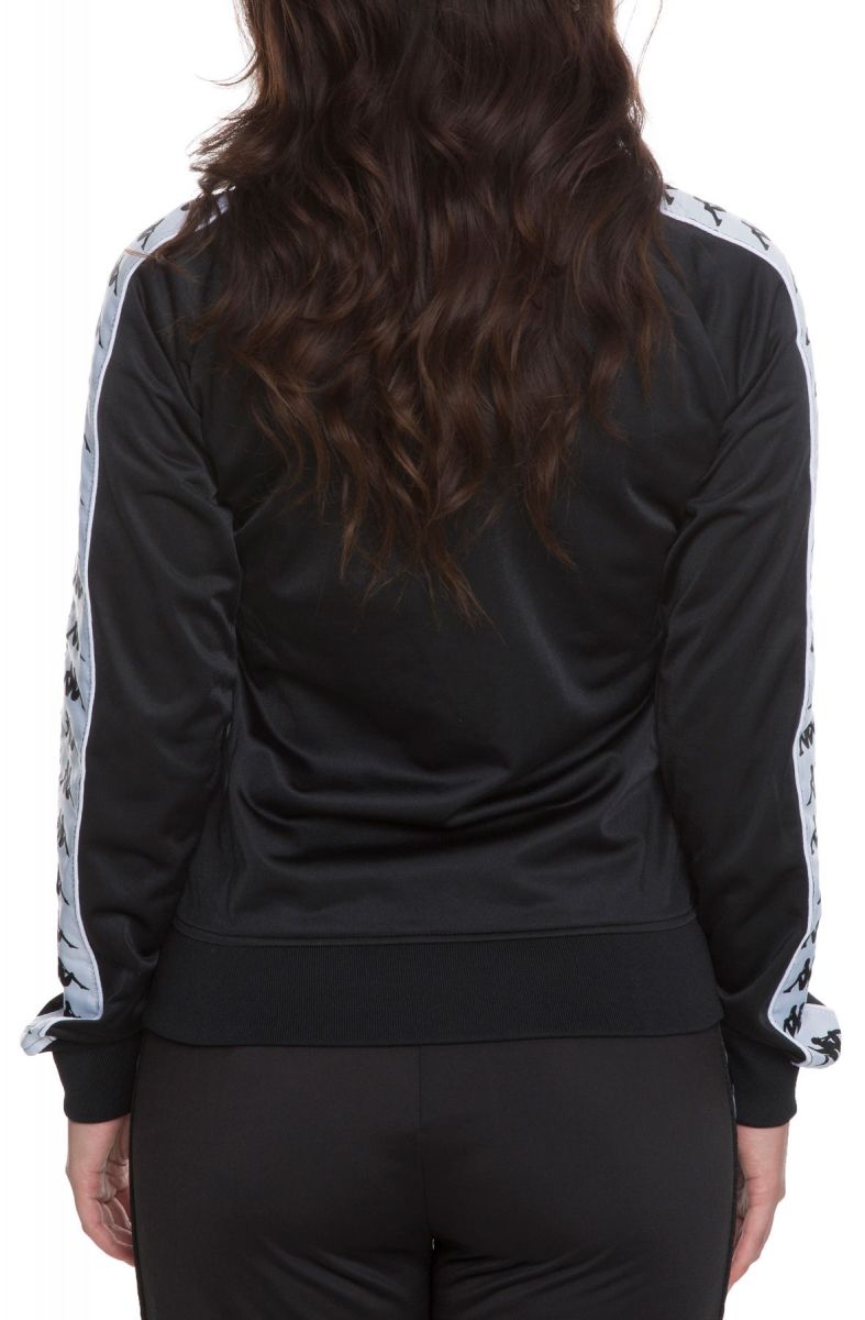 KAPPA The Banda Women's Anniston Slim Jacket in Black and White 301PSC0 ...