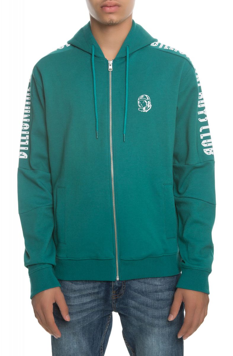 Billionaire Boys Club Hoodie Nova Zip-up Teal Green