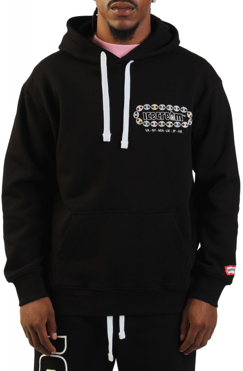 ICE CREAM Chain Hoodie 461-1313-BLK - Karmaloop