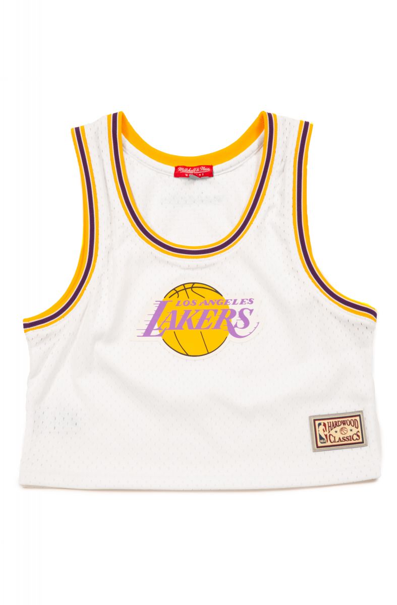 MITCHELL & NESS Los Angeles Lakers Mesh Cropped Jersey MSTKEL18124
