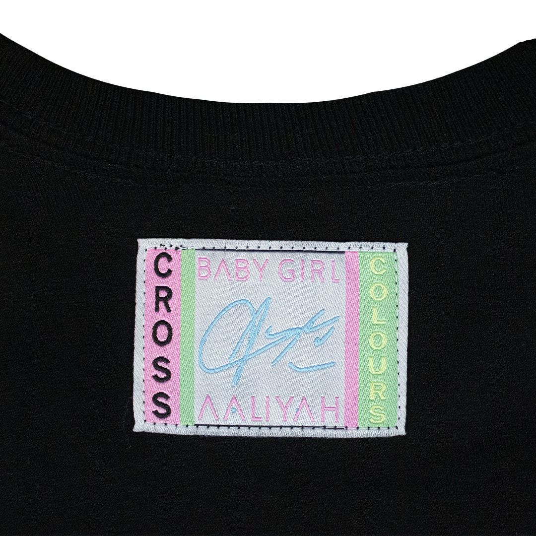 CROSS COLOURS Aaliyah Hug T Shirt - Black AL10017HUG-BLK - Karmaloop