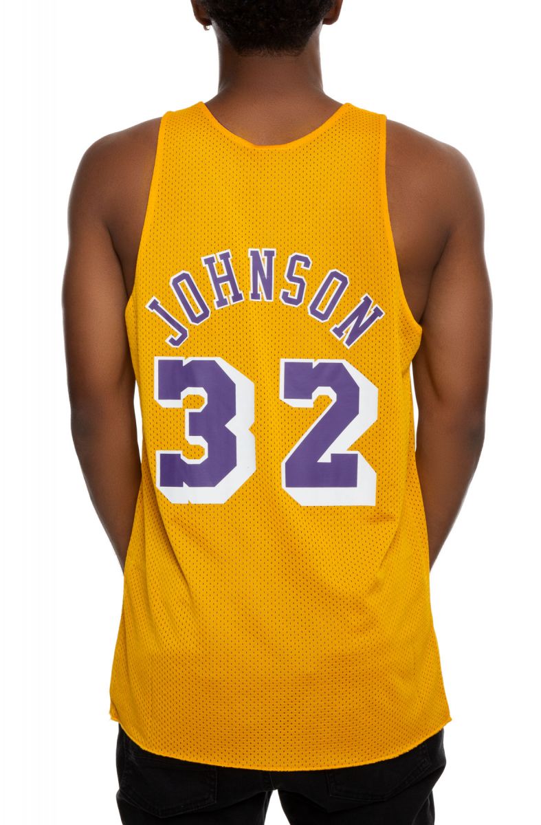 magic johnson blue jersey