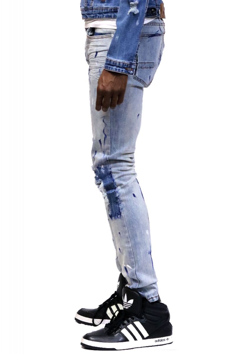 KLEEP Lava New Washed Skinny Denim Pants KP-3380-LAVA - Karmaloop