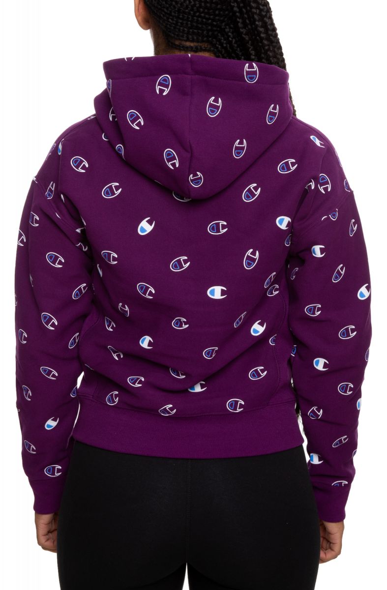 reverse weave pullover