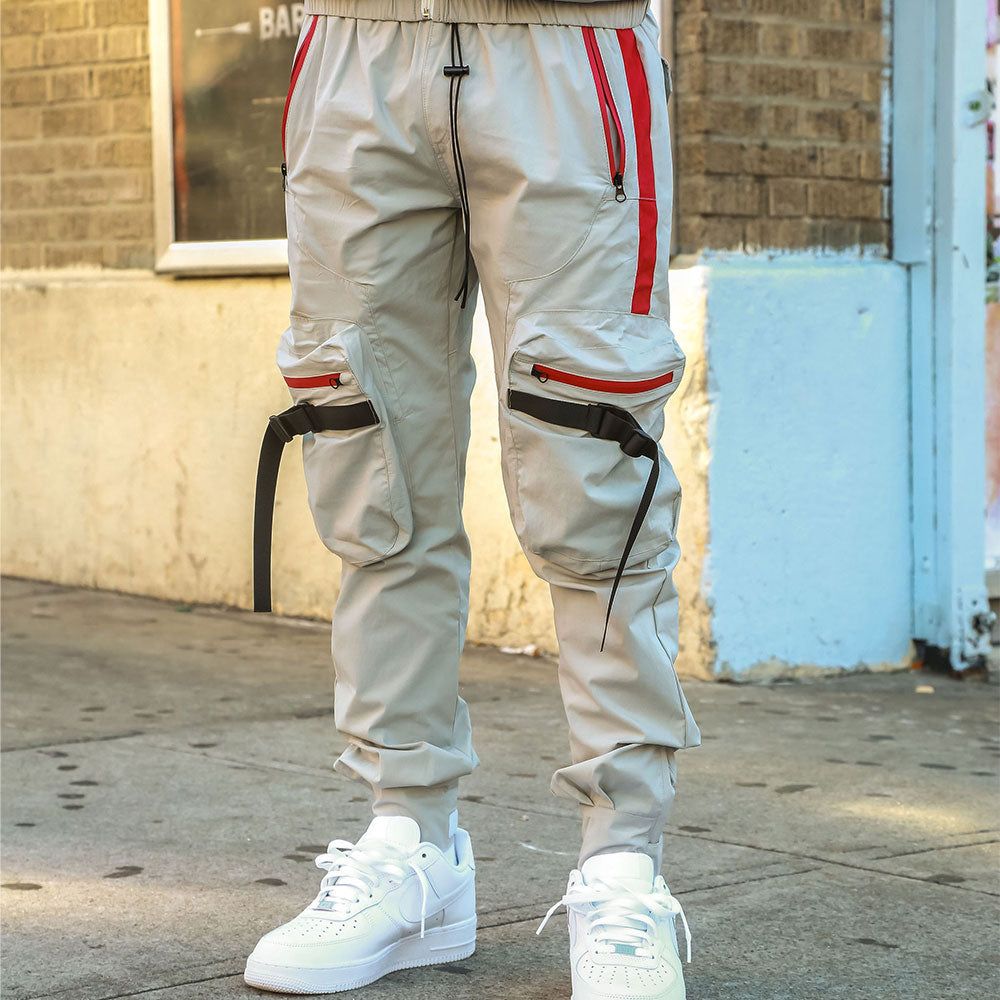8&9 MFG CO. Campaign Nylon Pants Grey RD PSCAMGRYR-RED