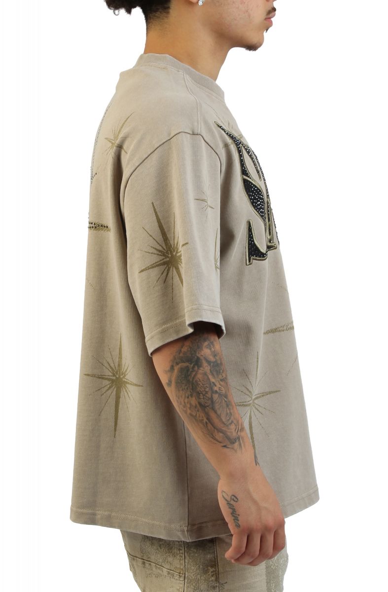 SMOKE RISE Stone Smoke T-Shirt KT26S426SK-CHIP - Karmaloop