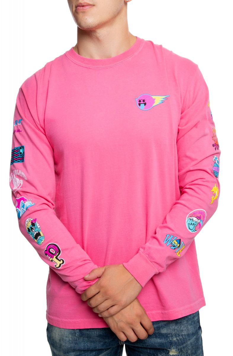 PINK DOLPHIN Legendary Archive Long Sleeve Tee in Pink