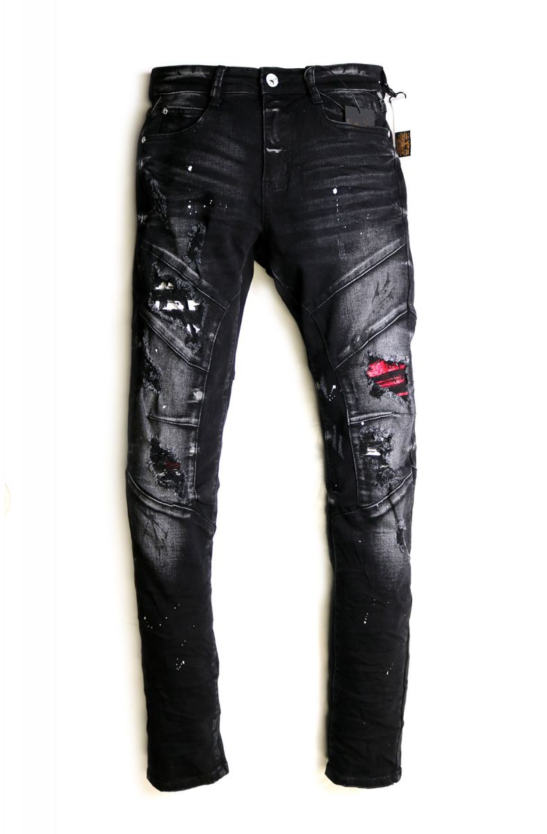 reef fanning acid denim wash