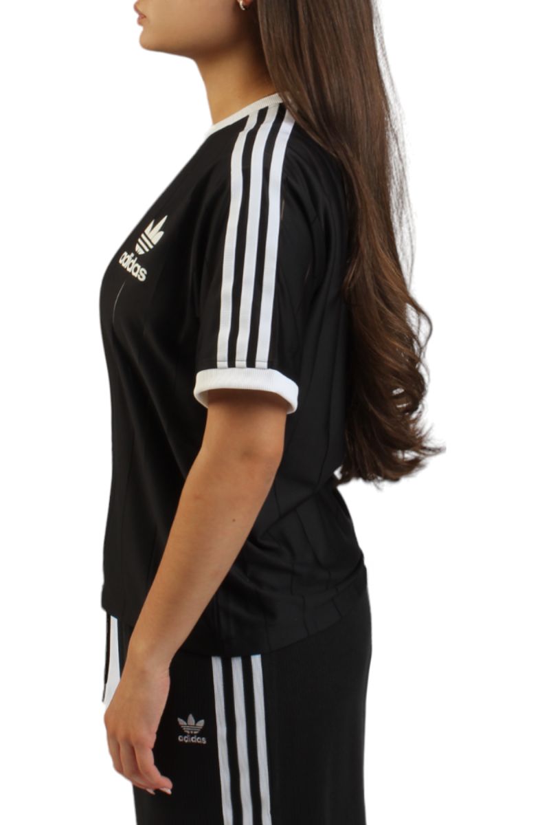 ★★Adairs★★ 3S Pinstripe Tee Black IX5505 ADIDAS Adicolor 3-Stripes Pinstripe T-shirt IX5505 - Karmaloop