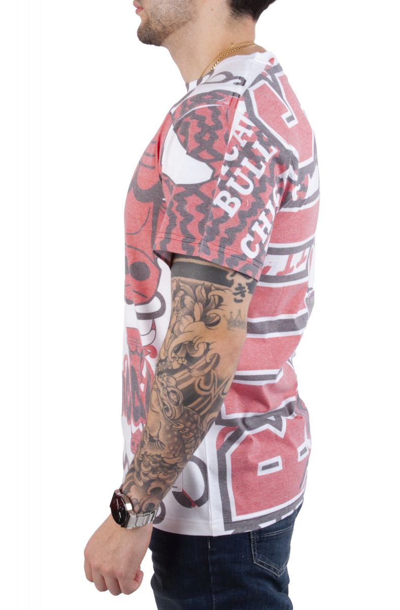 Mitchell & Ness All Over Crew 2.0 Tee Chicago Bulls