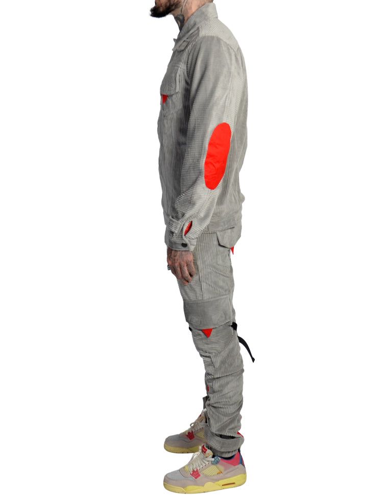 Psychedelic Corduroy racer jacket