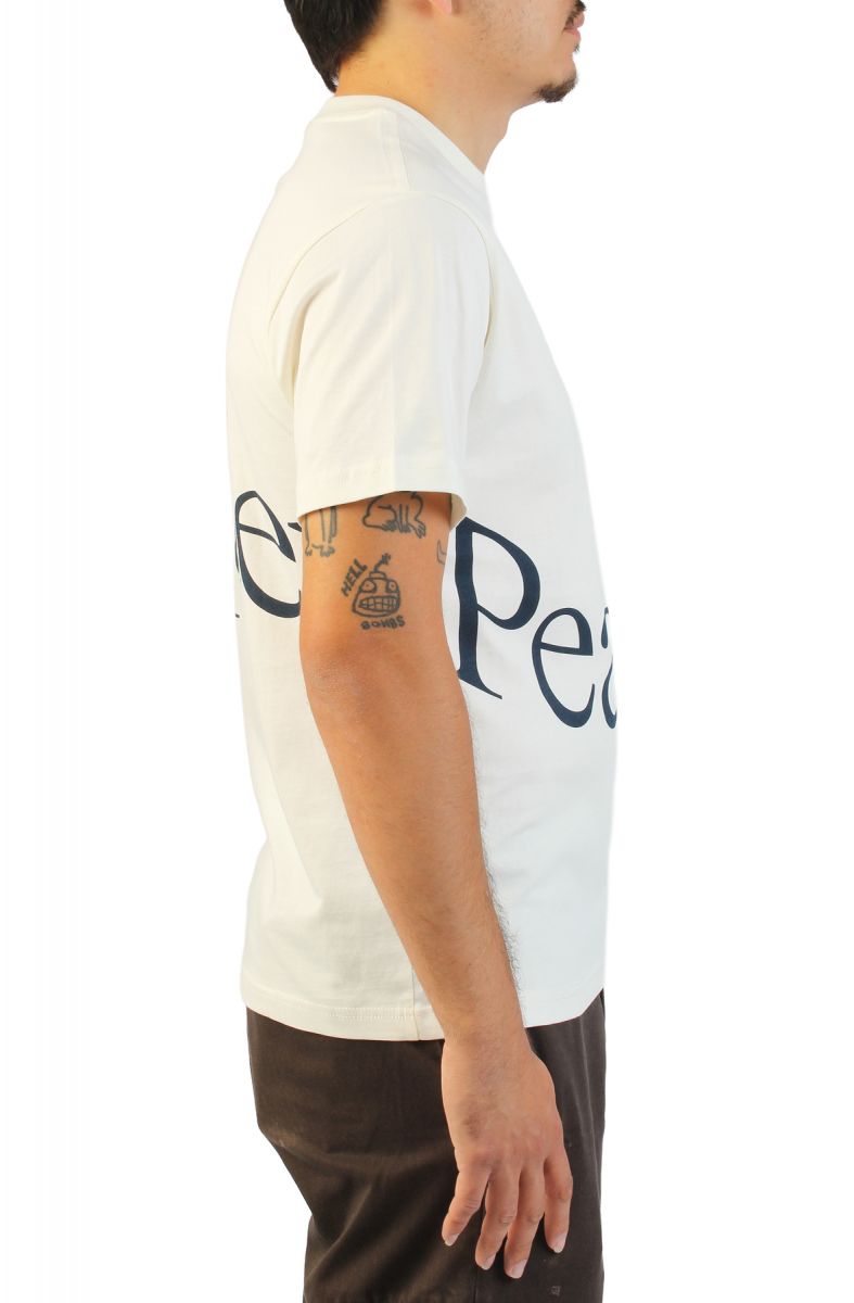 MUSEUM OF PEACE AND QUIET Jumbo Wordmark T-Shirt MOPQ-SU26-06-WHI