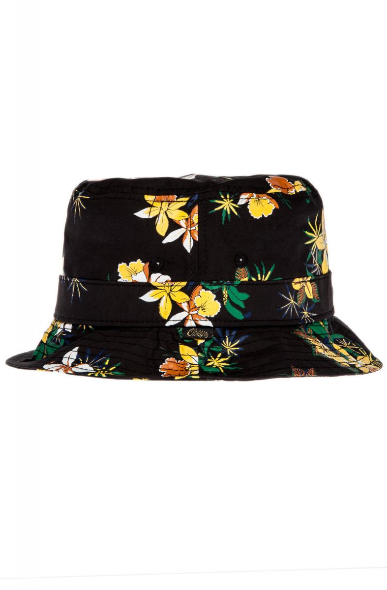 obey floral bucket hat