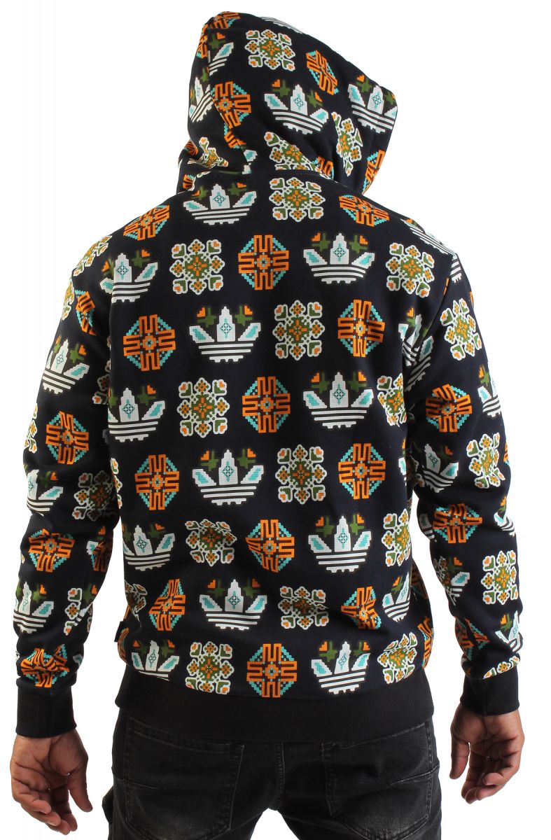 ADIDAS Tile Allover Print Loose Hoodie JW1085 - Karmaloop