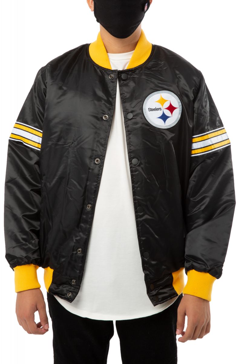 STARTER Pittsburgh Steelers Varsity Jacket LSM00370 PIS Karmaloop