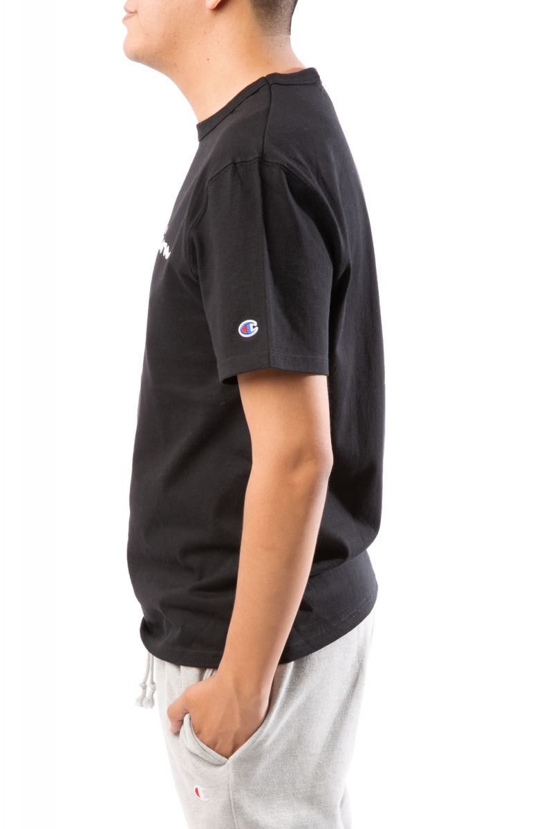 Champion Heritage Embroidered Black T-Shirt