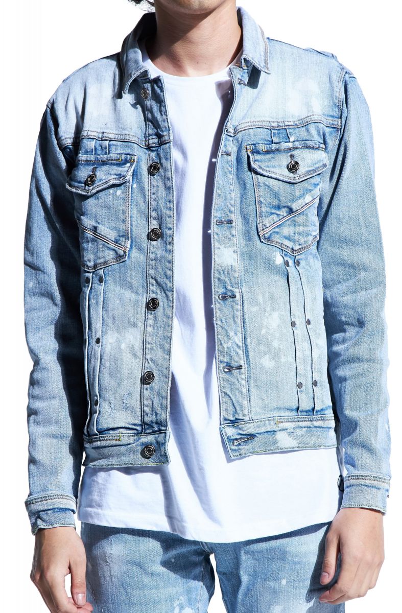 EMBELLISH REGGIE DENIM JACKET EMBSP219-201 - Karmaloop